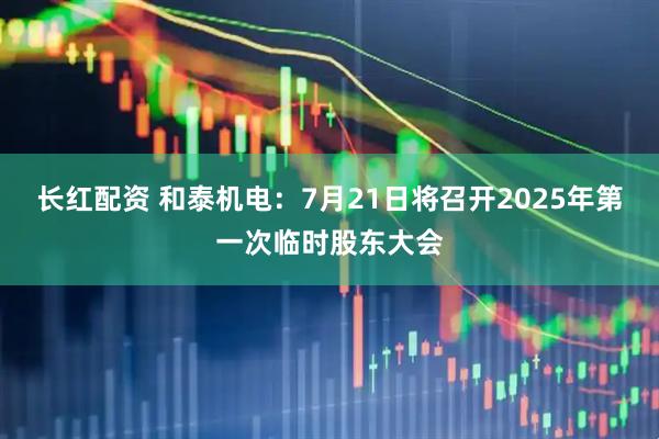 长红配资 和泰机电：7月21日将召开2025年第一次临时股东大会
