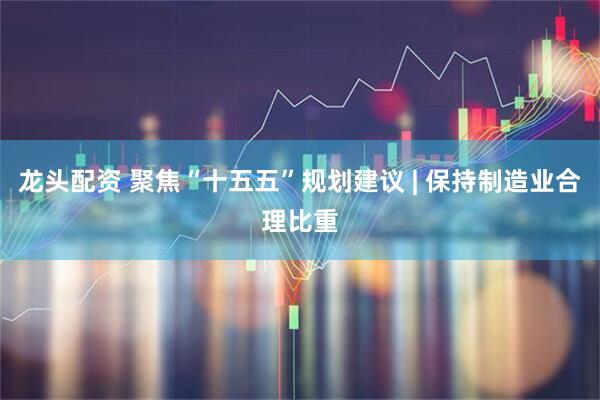 龙头配资 聚焦“十五五”规划建议 | 保持制造业合理比重